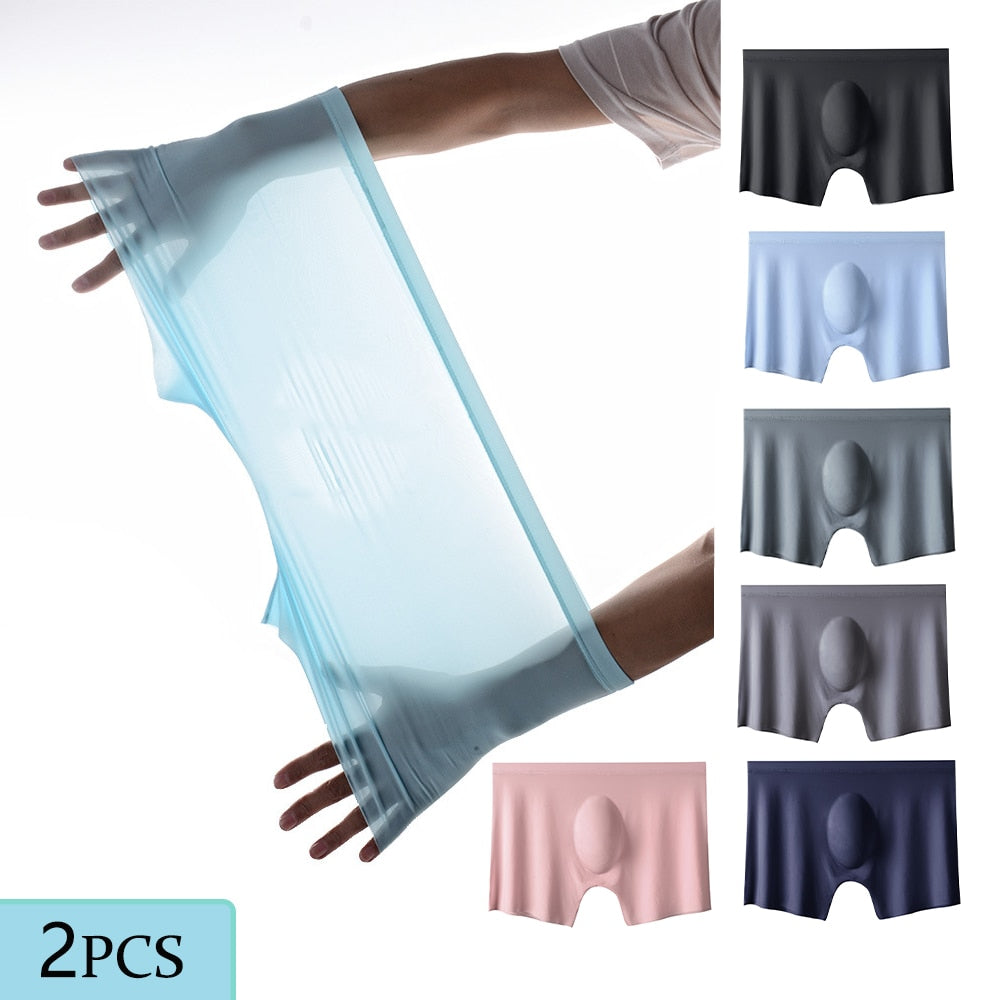 Men's Ice Silk Breathable Boxers (2 Pack) - photo 4