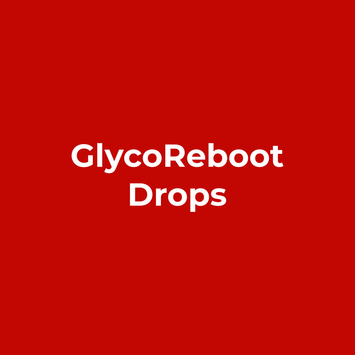GlycoReboot