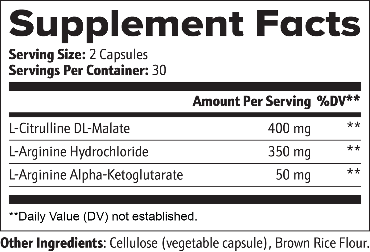 VitaFlow Nitric Oxide - gallery-facts