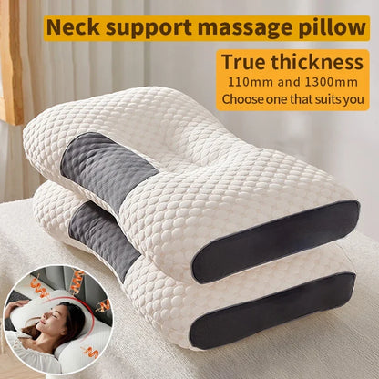 Cervical Support Pillow with 3D Massage Surface