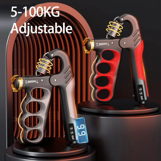 Adjustable Hand Grip Trainer with Counter