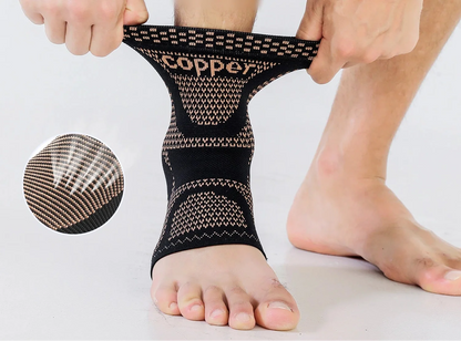 Copper-Infused Ankle Compression Sleeve - photo 4