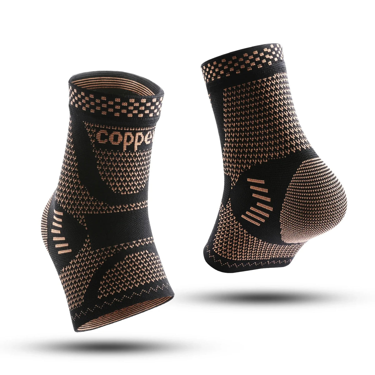 Copper-Infused Ankle Compression Sleeve - photo 2