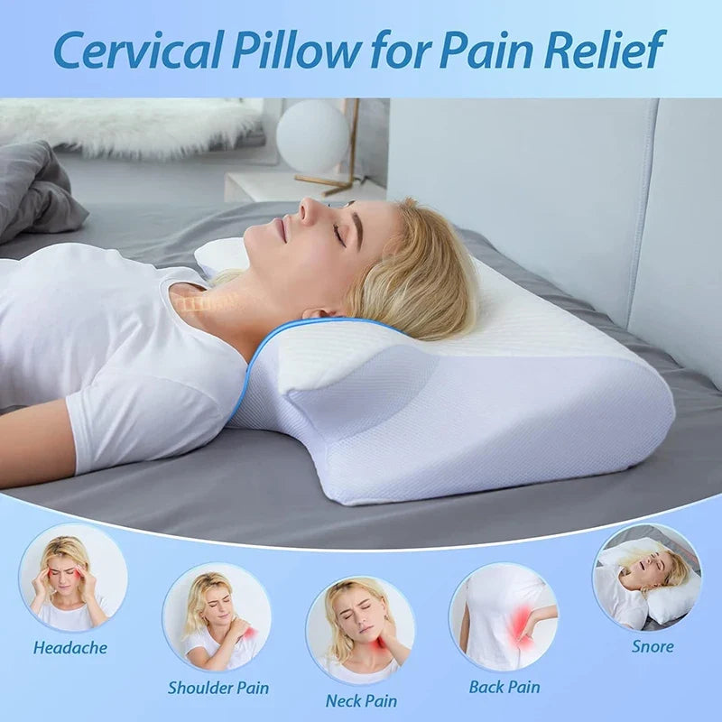 Butterfly Memory Foam Neck & Shoulder Pillow - photo 3