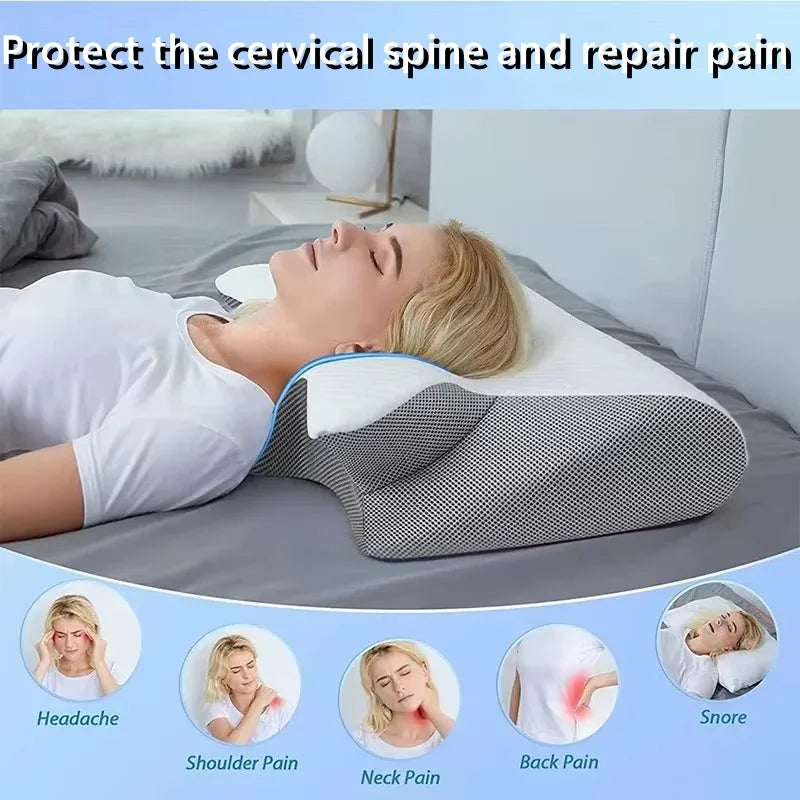 Butterfly Memory Foam Neck & Shoulder Pillow - photo 4