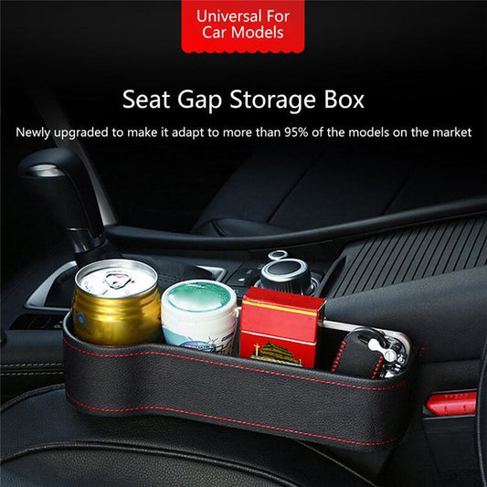Leather Car Seat Gap Organizer