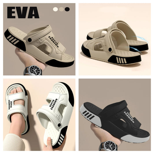 Men's Cushioned EVA Platform Slides