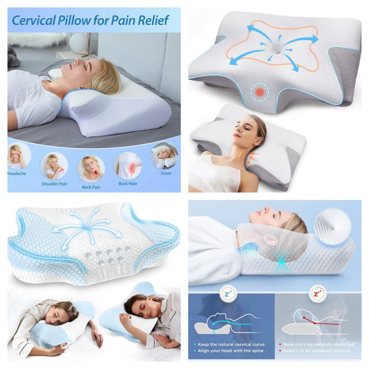 Butterfly Memory Foam Neck & Shoulder Pillow - photo 2