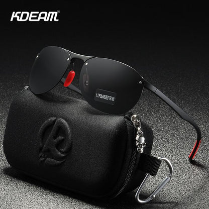 Men's Rimless Polarized Sunglasses