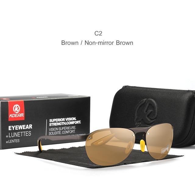 Men's Rimless Polarized Sunglasses - photo 3
