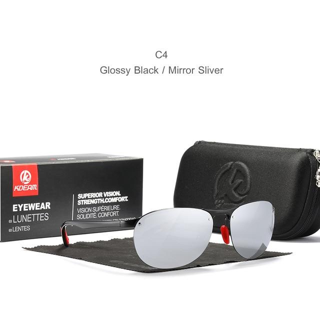 Men's Rimless Polarized Sunglasses - photo 4