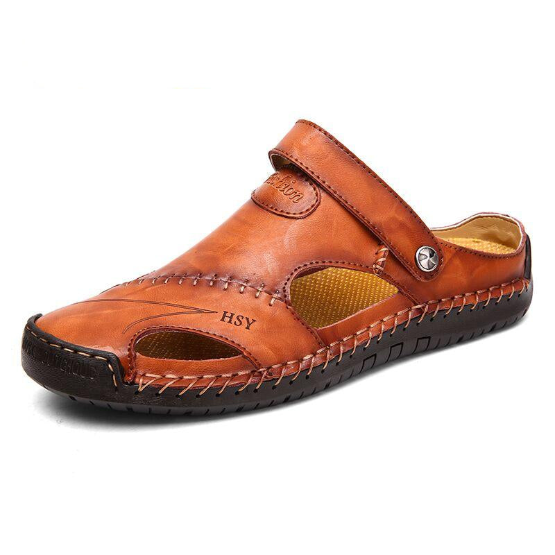 Men's Leather Roman Sandals