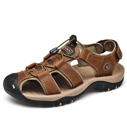 Men's Leather Closed-Toe Hiking Sandals - photo 3