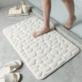 Non-Slip Cobblestone Memory Foam Bath Mat