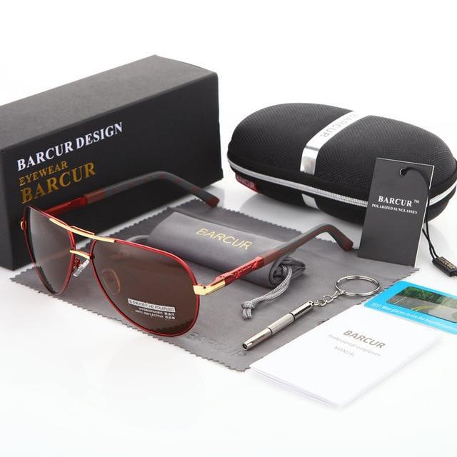 Polarized Aluminum Aviator Sunglasses - photo 3