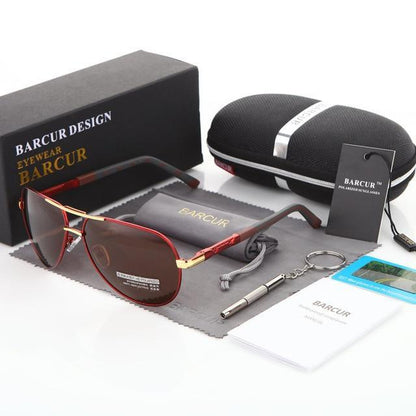 Polarized Aluminum Aviator Sunglasses - photo 3