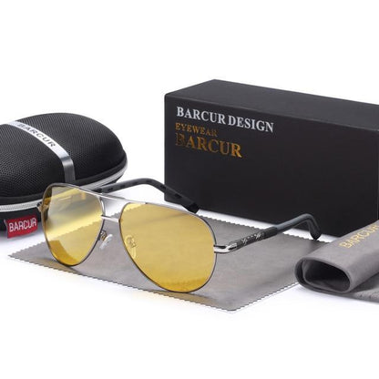 Polarized Aluminum Aviator Sunglasses - photo 4
